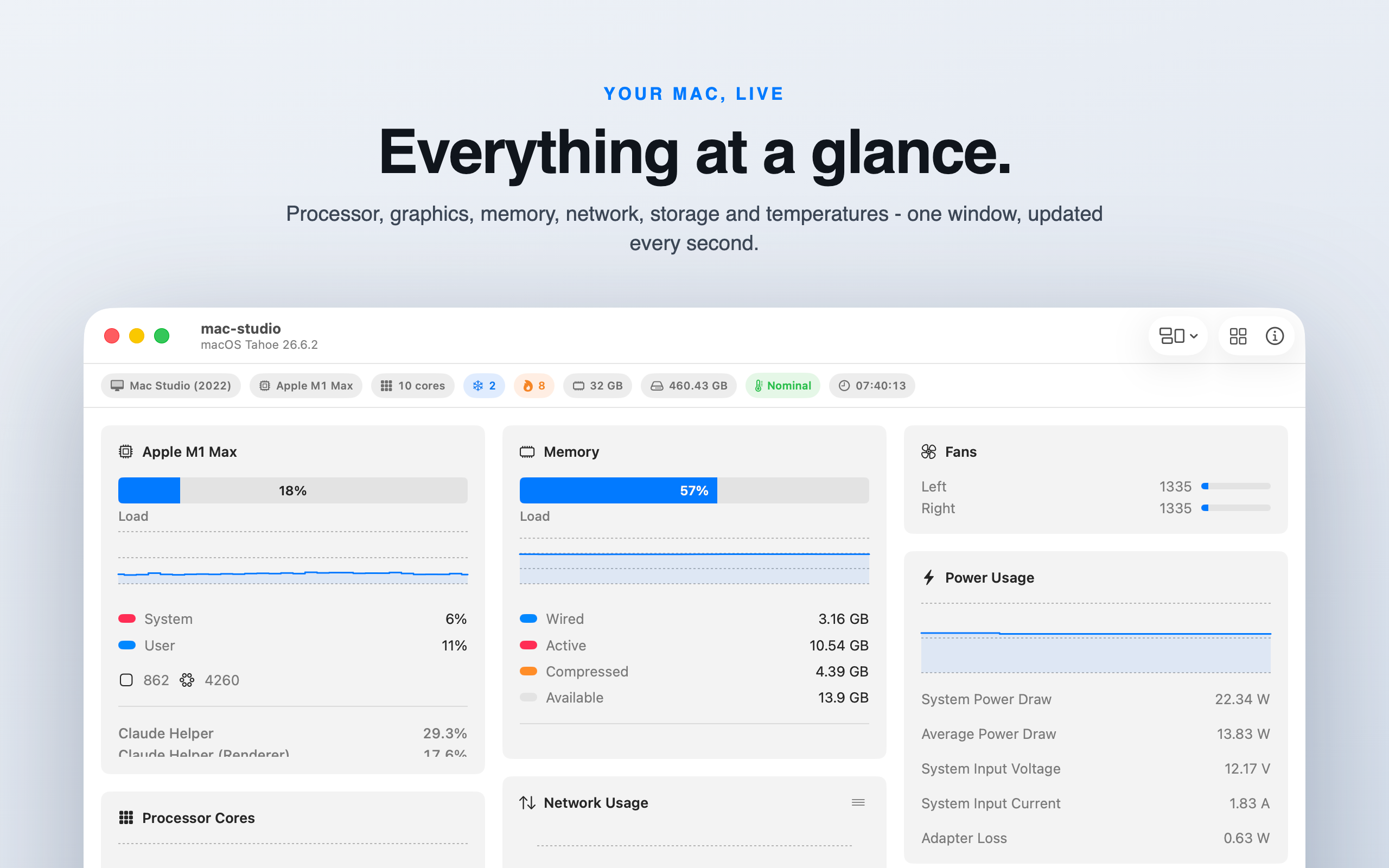 System Dashboard Pro Screenshot